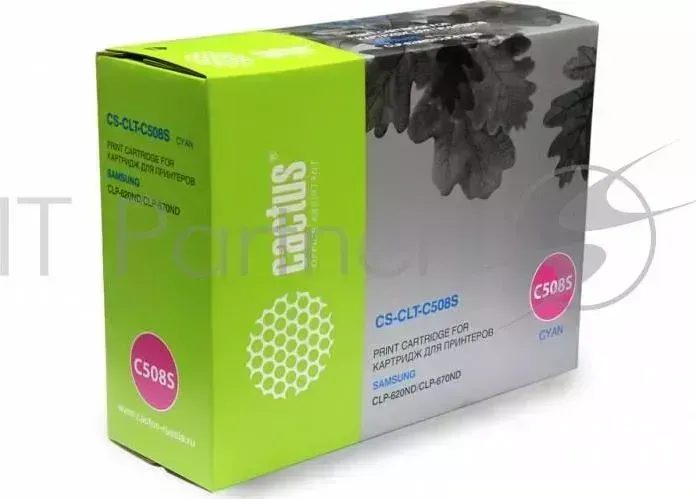Картридж CACTUS CS CLT C508S для Samsung CLP 670ND 2000 страниц голубой