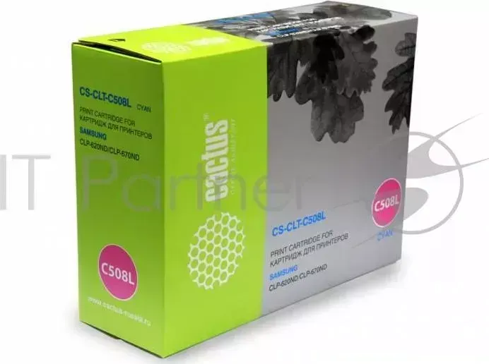 Картридж CACTUS CS CLT C508L для Samsung CLP 670ND 4000 страниц голубой