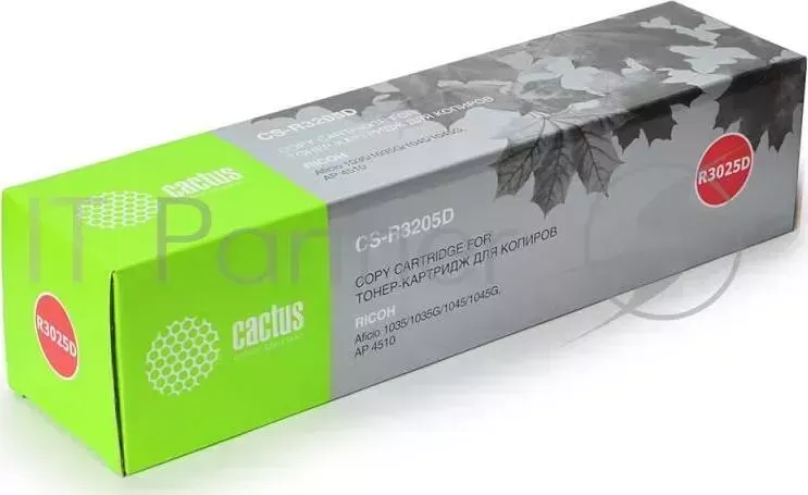 Картридж CACTUS CS R3205D для принтеров Ricoh Aficio 1035/1045 ч рный 23 000 стр.