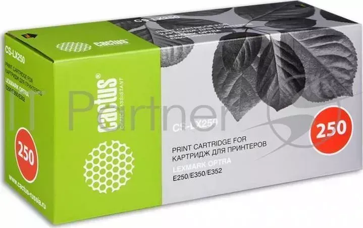 Картридж CACTUS CS-LX250 для принтеров Lexmark Optra E250/E350/E352,3500 стр.