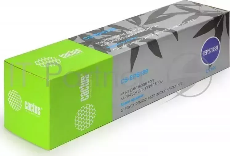 Картридж CACTUS CS EPS189 для Epson AcuLaser C1100/C1100N/CX11/CX11N/CX11NF/CX11NFC cyan, 4000стр