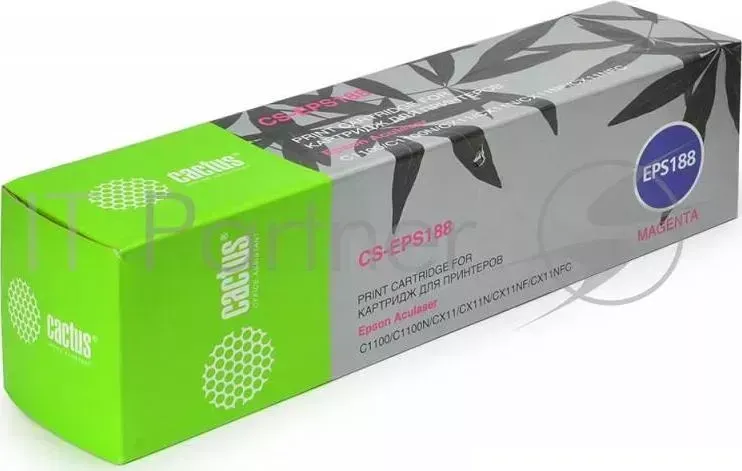 Картридж CACTUS CS EPS188 для Epson AcuLaser C1100/C1100N magenta, 4000стр.