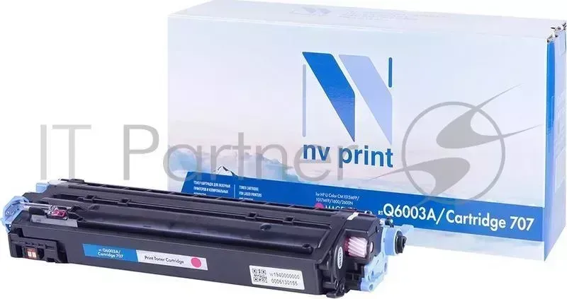 Картридж NVPrint совместимый HP Q6003A/Can707 Magenta для LJ Color CM1015MFP/1017MFP/1600/2600N 2000k