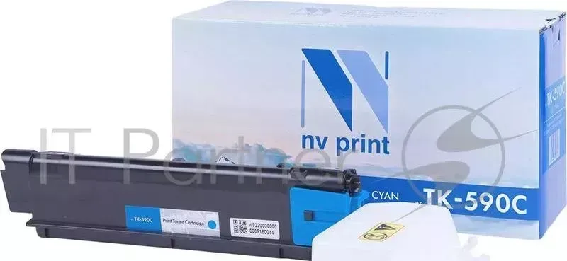 Картридж NV Print совместимый Kyocera TK-590 Cyan для FS C2026MFP/C2126MFP/C2526MFP/C2626MFP (5000k) NVPrint NV FS / C5250DN