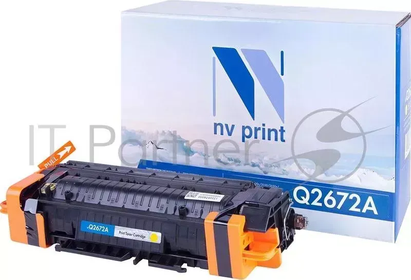 Картридж NV Print совместимый HP Q2672A Yellow для LJ Color 3500/3550/3700 (4000k) NVPrint NV HP LJ 3500/3550/3550N