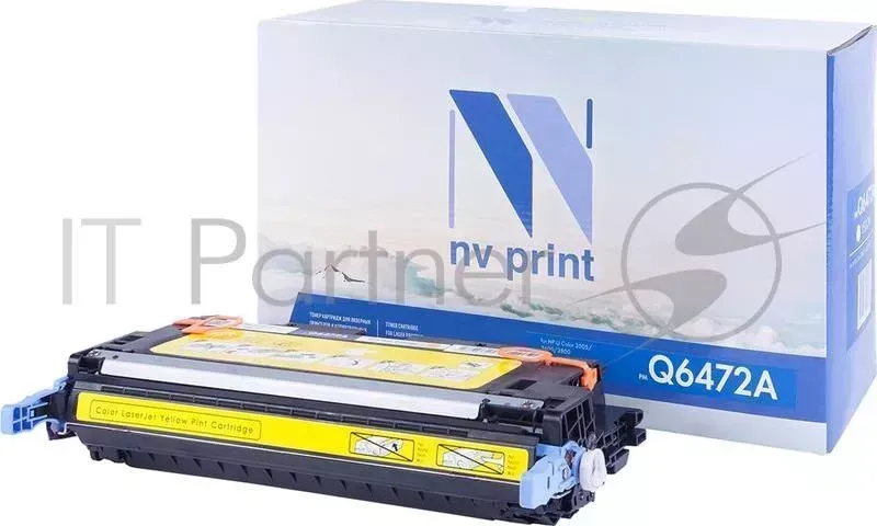 Картридж NV Print совместимый HP Q6472A Yellow для LJ Color 3505/3600/3800 (4000k) NVPrint NV HP LJ