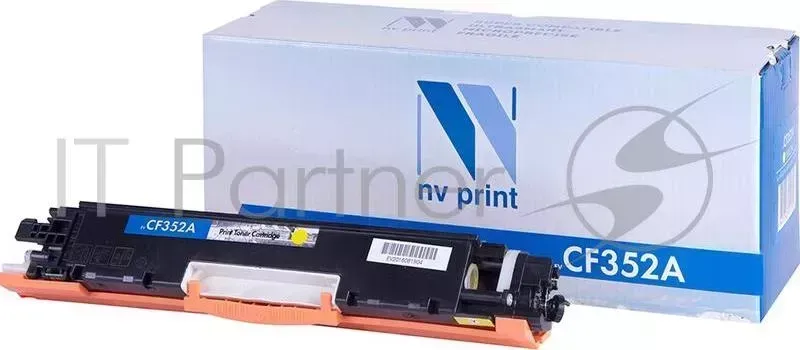 Картридж NV Print совместимый для HP CLJ Pro MFP M176n/M177fw CF352A Yellow (1000k) NVPrint Расходные материалы NV HP 153/M176/M177 1000 стр. , ж лтый, с чипом