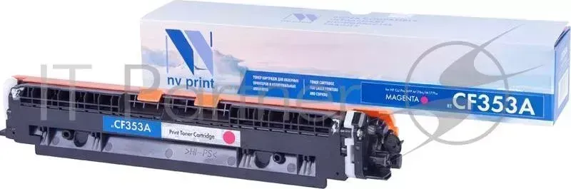Картридж NV Print совместимый для HP CLJ Pro MFP M176n/M177fw CF353A Magenta (1000k) NVPrint Расходные материалы NV HP 153/M176/M177 1000 стр. , пурпурный, с чипом