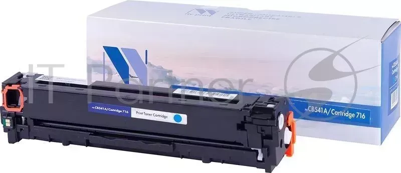 Картридж NV Print совместимый HP CB541A/Canon 716 Cyan для LJ Color CP1215/1515/1518/ (1400k) NVPrint Расходные материалы CB541A принтеров LaserJet CP1215/1515, 1500 стр.
