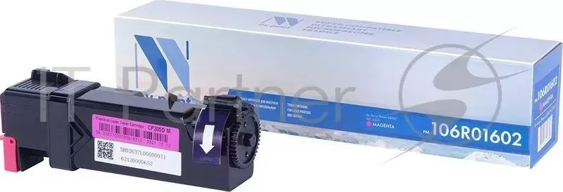 Картридж NV Print совместимый для Xerox Phaser WorkCentre 6505 106R01602 Magenta (2500k) NVPrint Расходные материалы Принт NV 6500/WC MAGENTA