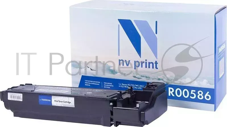 Картридж NV Print совместимый Xerox 106R00586 для WC 312/412/M15i (6000k) NVPrint Расходные материалы XEROX WorkCentre Pro 412, FaxCentre F12, WorkCentre 312, WorkCentre M15/M15i черный, 6000 стр.