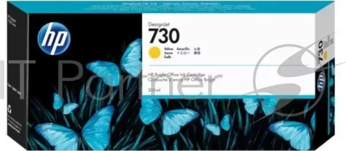 Картридж HP 730 300-ml Yellow Ink Cartridge Hewlett-Packard HP