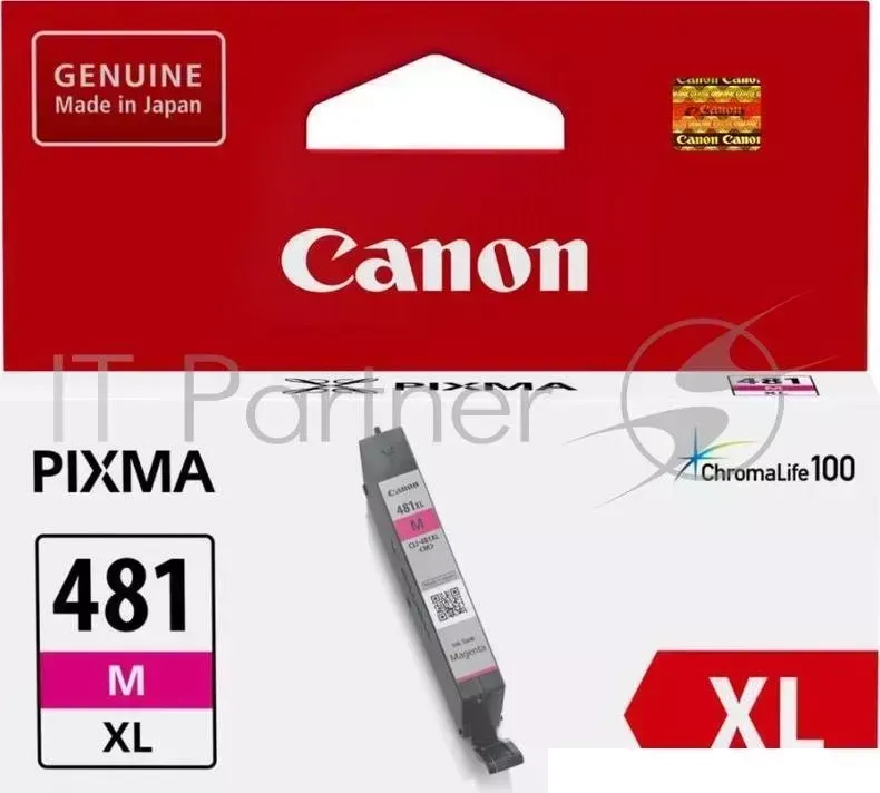 Картридж CANON CLI 481XL M EMB для TS6140/TS8140/TS9140/TR8540. Пурпурный. 466 страниц.