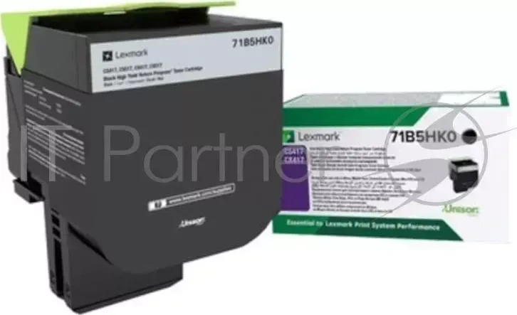 Картридж LEXMARK 6000 стр. черный для CS417dn,CX417dn
