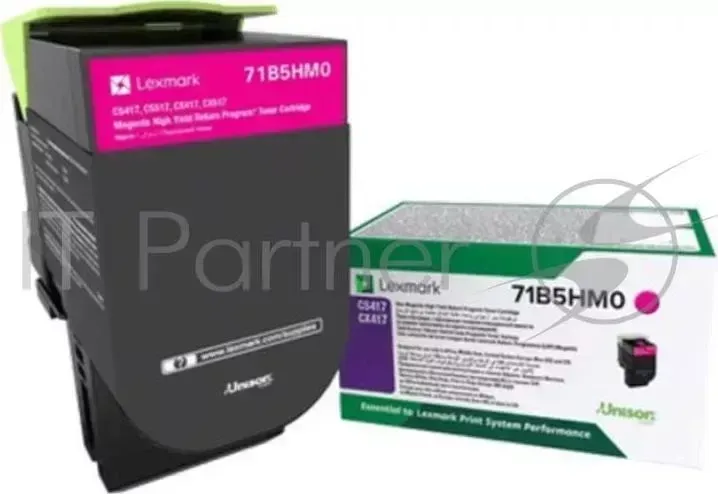 Картридж LEXMARK 3500 стр. пурпурный для CS417dn, CS517de, CX417dn,CX517de