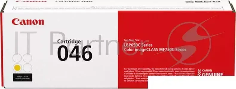 Картридж CANON 046Y для i SENSYS MF732/734/735, LBP653/654. Ж лтый. 2300 страниц.