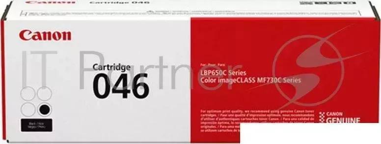 Картридж CANON 046Bk для i SENSYS MF732/734/735, LBP653/654. Ч рный. 2200 страниц.