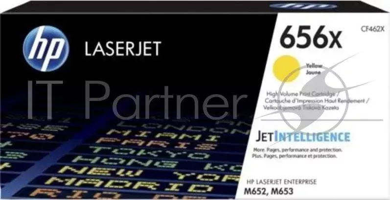 Картридж HP 656X High Yield Yellow для HP CLJ M652/M653 (CF462X) 22000 стр Hewlett-Packard HP HP