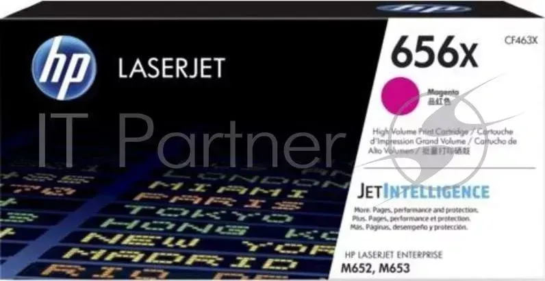 Картридж HP 656X High Yield Magenta для HP CLJ M652/M653 (CF463X) 22000 стр Hewlett-Packard HP HP