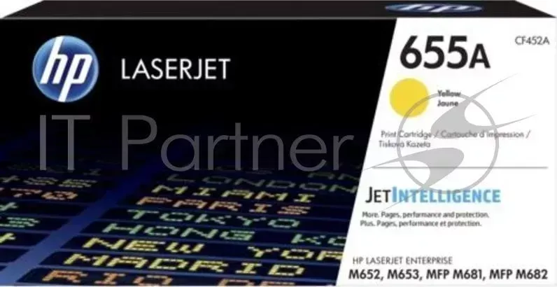 Картридж HP 655A Yellow для HP CLJ M652/M653/MFP M681/M682 (CF452A) 10500 стр Hewlett-Packard HP HP