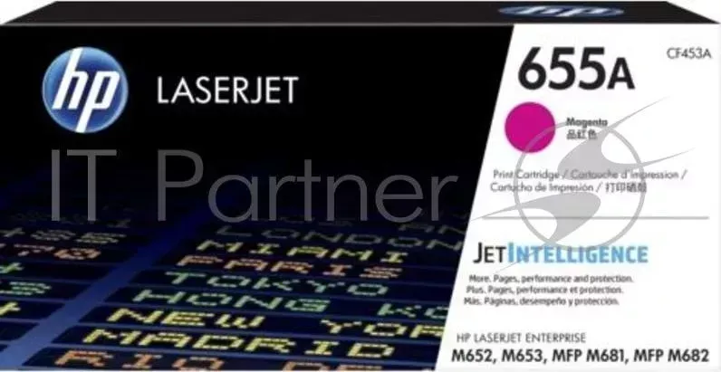 Картридж HP 655A Magenta для HP CLJ M652/M653/MFP M681/M682 (CF453A) 10500 стр Hewlett-Packard HP HP