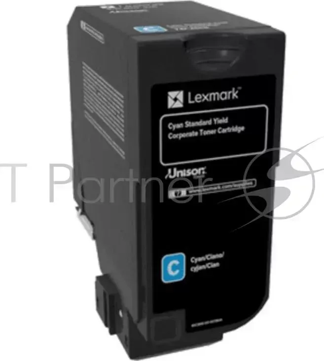 Картридж LEXMARK CS720, CS725, CX725 Cyan Standard Yield Return Program Toner Corporate Cartridge