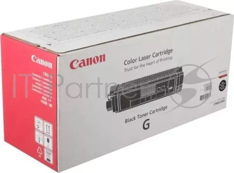 Картридж CANON CP 660/iRC 624 Black CANON CRG G Bk для CP660. Ч рный.