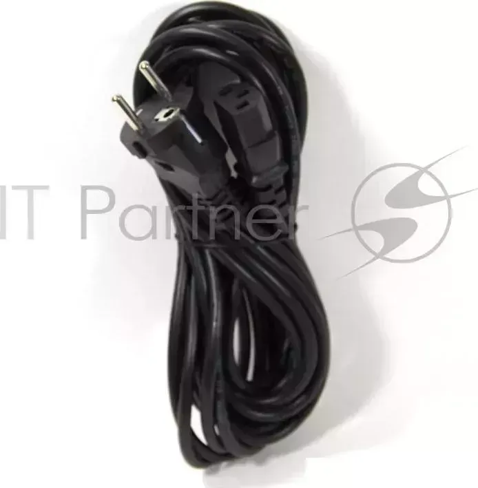 Кабель Telecom TP021 IEC320 C13/SHM 5.0 BK компьютер розетка 220V 5.0м Европейский стандарт 6926123461341