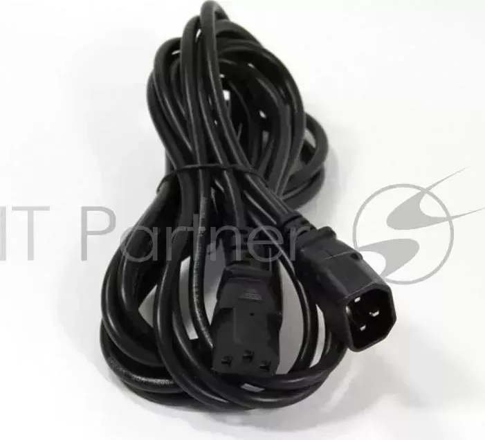 Кабель Telecom TP020 IEC320 C13/C14 5.0 BK монитор компьютер UPS устройство 220V 5м 6926123461310