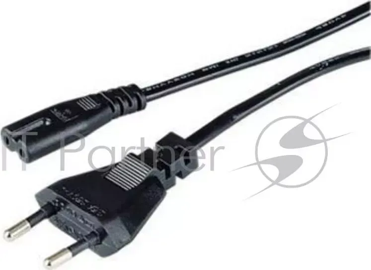 Кабель питания Hama 2-pin/евровилка 1.5м (00029167)