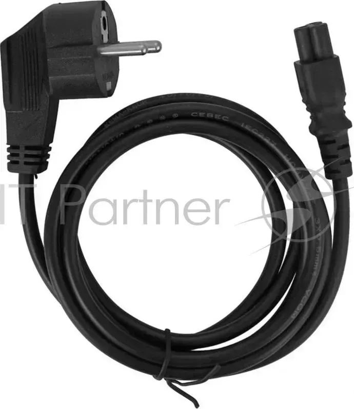 Кабель VCOM CE022 CU 1.8M для ноутбуков 1.8М 3G0.5mm 220V VDE стандарт