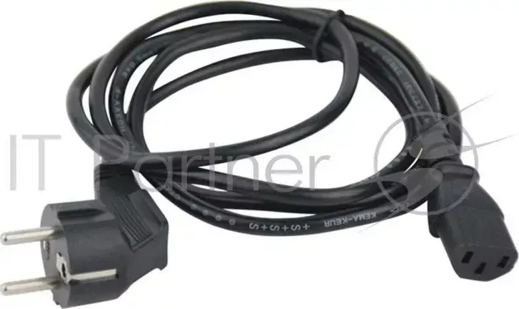 Кабель VCOM CE021 O/0.75MMX1.8M компьютер розетка 220V EURO VDE 1,8м 3G0,75mm2, оранжевый