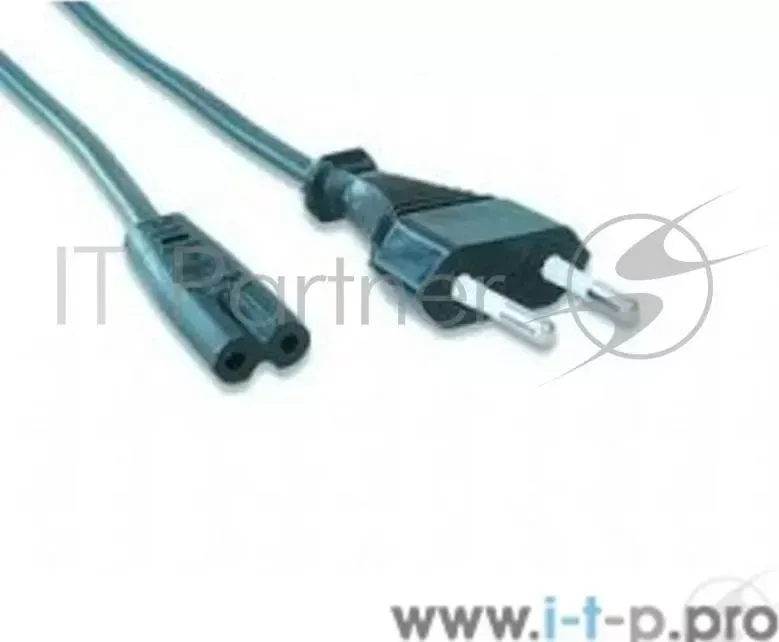 Кабель питания для ноутбуков, аудио/видео техники GEMBIRD PC 184/2 1.8М, 1.8м, 2 pin, черный, пакет