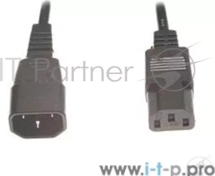 Кабель питания сист.блок-монитор PC-189, 1.8м, черный, с зазем. GEMBIRD с