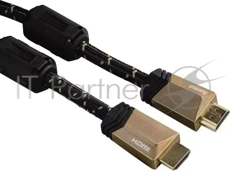 Кабель аудио-видео Hama HDMI (m)/HDMI (m) 3м. феррит.кольца Позолоченные контакты черный (00122211) HAMA -видео /