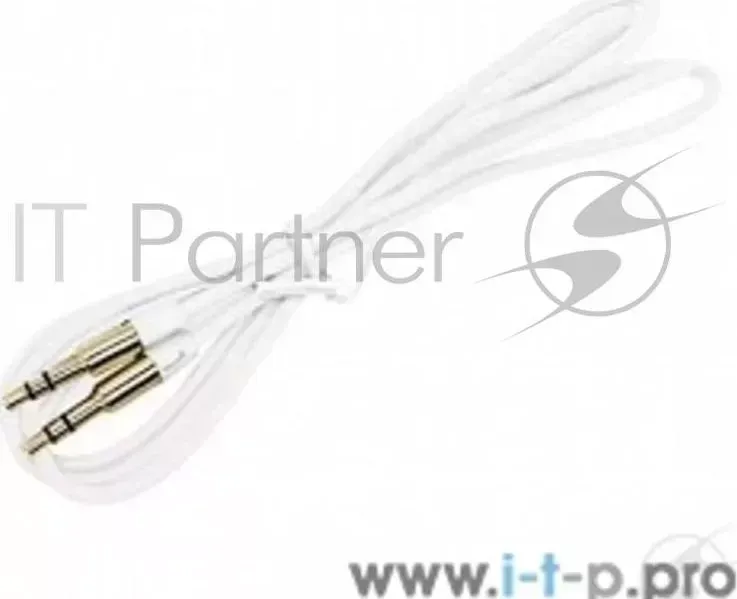 Кабель аудио сигнала GEMBIRD , Jack/Jack джек3.5 белый 1м CCA 3.5MM 1W