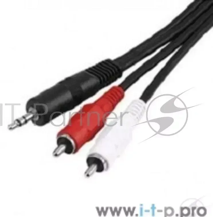 Кабель 5bites AC35J2R-050M 3.5 Jack/M - 2*RCA/M, 5м, стерео