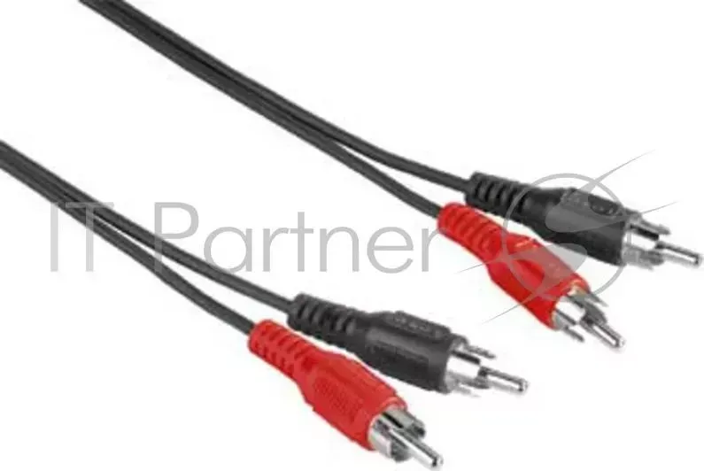 Кабель аудио Hama H-30469 2хRCA (m)/2хRCA (m) 10м. черный (00030469) HAMA H 30469 RCA "тюльпан" 2xRCA m m стерео 10.0 м