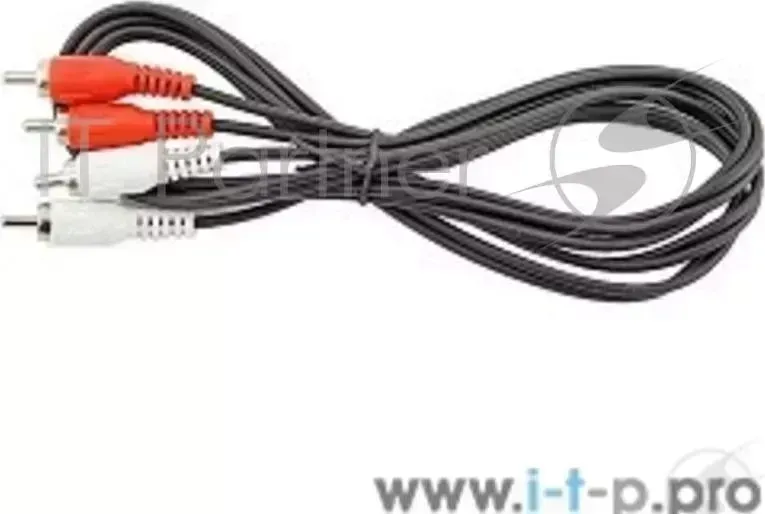 Кабель VCOM VAV7158 5M 2xRCA M 2xRCA M черный 5m