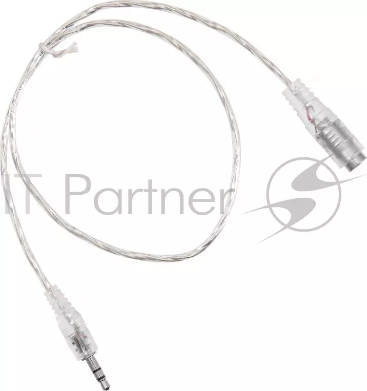 Фото №1 Кабель-удлинитель аудио Buro Jack/Plug 3.5mm (f) 1м. прозрачный (CAB025-1M) BURO кабеля CAB025 1m 35мм M 35мм F 1м стерео