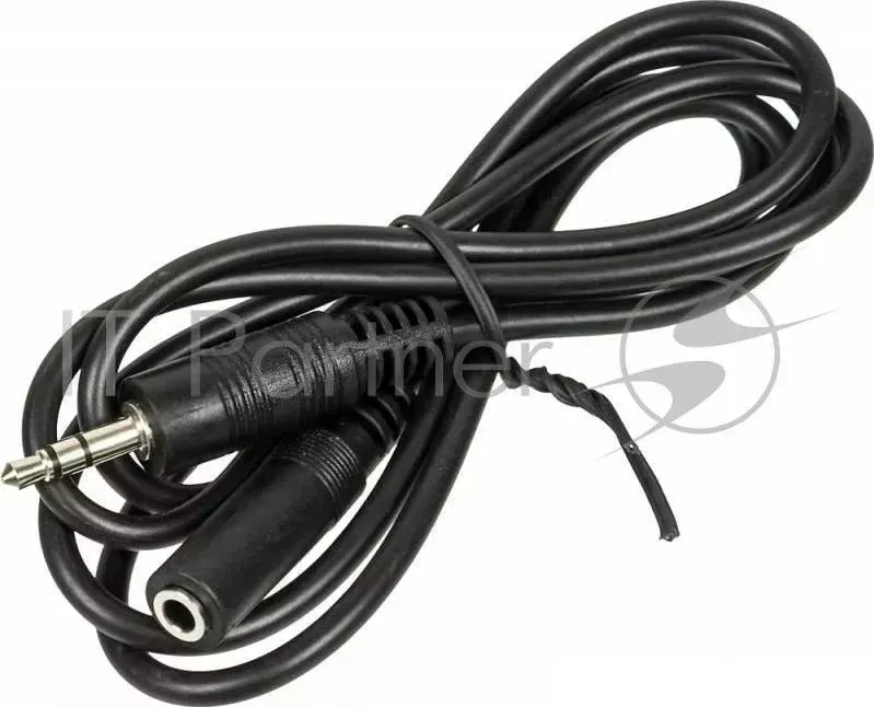 Кабель аудио Ningbo JAAC003 1 Jack 3.5 m /Jack 3.5 f 1м. черный