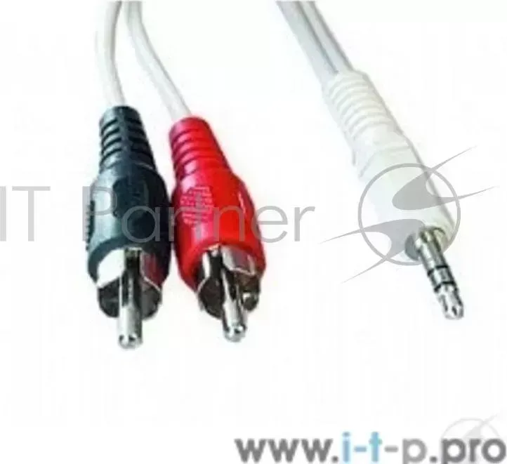 Кабель Кабель аудио GEMBIRD , джек3.5 / 2xRCA, 5.0м CCA-458-5M