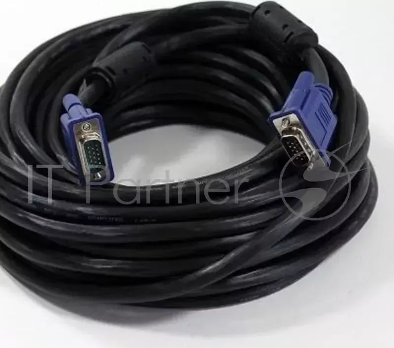 Кабель монитор-SVGA card (15M-15M) 10м 2 фильтра VCOM 2 <VVG6448-10M>