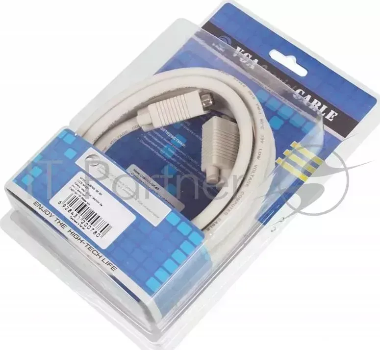 Кабель SVGA Ningbo CAB016S 10F VGA HD15 m /VGA HD15 m 3м феррит.кольца