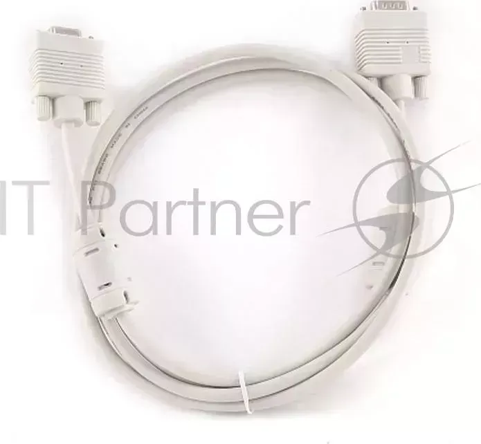 Кабель GEMBIRD /Cablexpert CC PVGAX 6, VGA Pro , 1.8м, 15M/15F, экран, феррит. кольца
