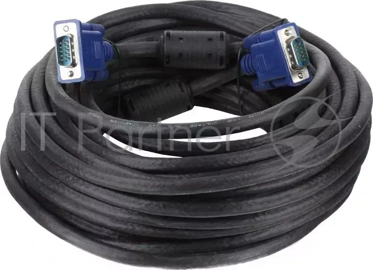 Кабель VCOM VVG6448 15M C монитор SVGA card 15M 15M 15м 2 фильтра