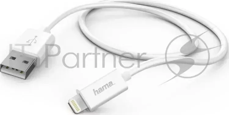 Кабель Hama H-173863 USB-Lightning белый 1м для Apple iPhone для Apple iPad (00173863)