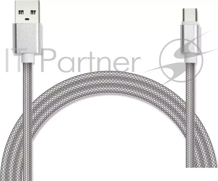 Кабель USB/USB Type C JET.A JA DC31 1м белый в опл тке, поддержка QC 3.0, пропускная способность 2A