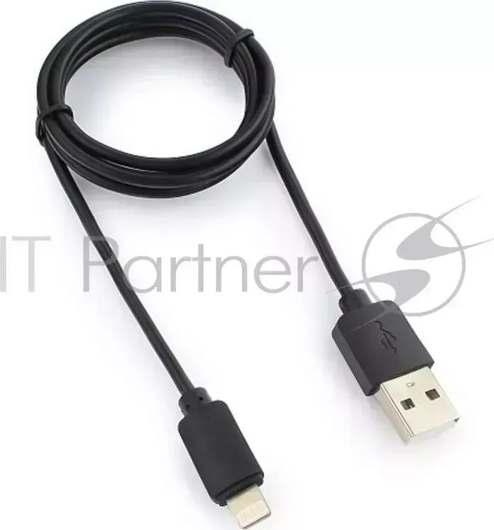 Кабель USB ГАРНИЗОН GCC 2 AP2 1M AM/Lightning, для iPhone5/6/7, IPod, IPad, 1м, черный, пакет
