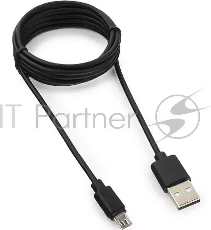 Кабель USB 2.0 Pro ГАРНИЗОН GCC mUSB2 AMBM 1.8M, AM/microBM 5P, 1.8м, черный, пакет